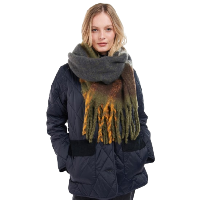 Isla Tartan Cachecol Boucle