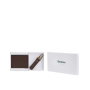 Conjunto de presente de carteira e chaveiro de couro Barbour