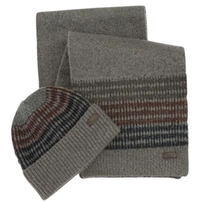 Barbour Branton Beanie E Scarf Gift Set