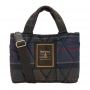 Barbour Tartan Arlen Mini Quilted Tote Bag